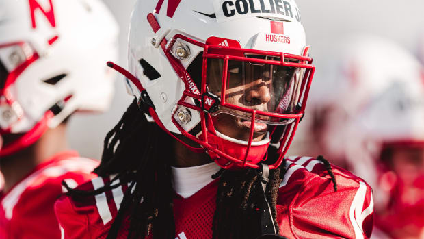2023 Nebraska football spring practice Day 2 Corey Collier